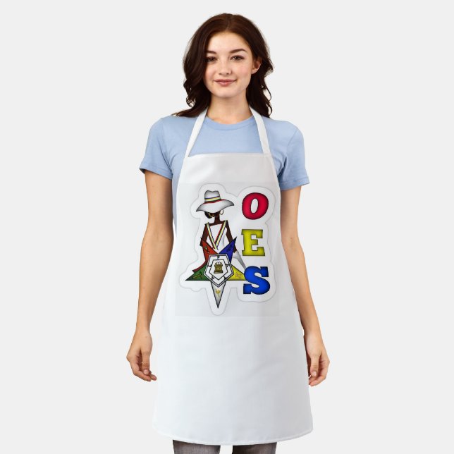 Order or Eastern Star Apron (Worn)