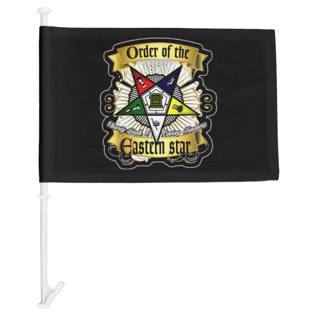 Order or Eastern Star Car Flag (Front)