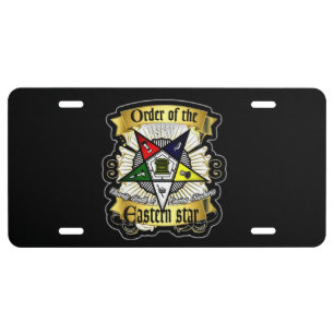 Order or Eastern Star License Plate