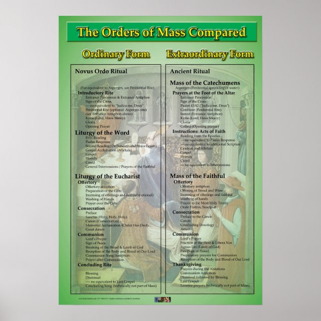 Orders of Mass Compared Poster (Front)