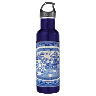 Ordinary as heirloom: Blue willow. Stainless Steel Water Bottle