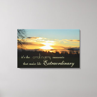 Ordinary Life Moments Canvas Print