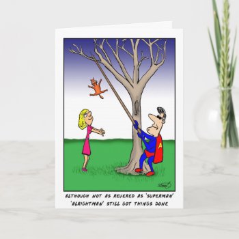 Ordinary Superhero - Father's Day Card. Card by bad_Onions at Zazzle