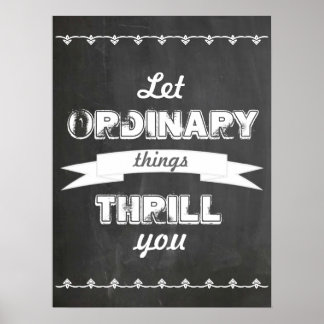 Ordinary Things Poster