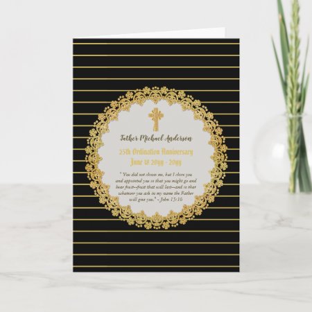 Ordination Anniversary Card - ANY CLERGY or YRS
