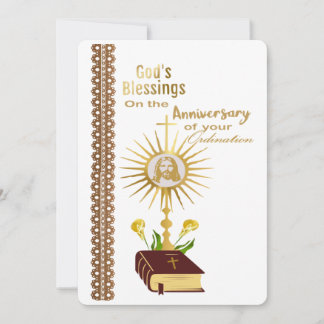 Ordination Anniversary Holiday Card