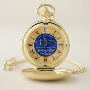 Ordination Gifts for Pastors, Personalized Pocket Watch