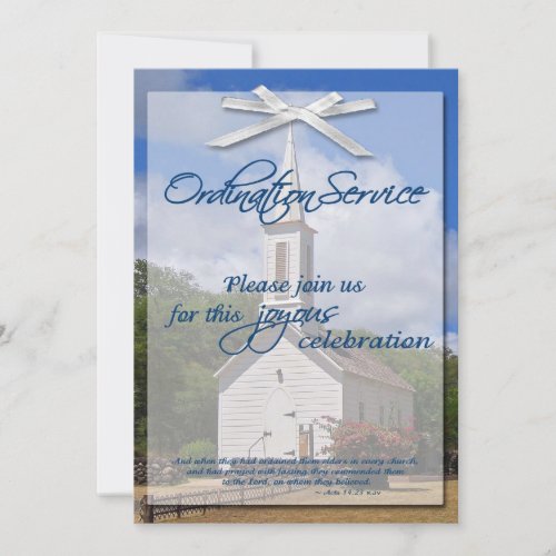 Ordination Invitation