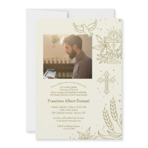 Ordination Photo Invitation
