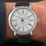 Ordination to Priesthood Personalized Watch<br><div class="desc">A watch to commemorate a special event. The Ordination to Priesthood for a new priest. Personalize to include name, event, place, and date. Unique memento of a special religious occasion. Souvenir watch for a priest with special day and place name, as well as the name of the priest and the...</div>