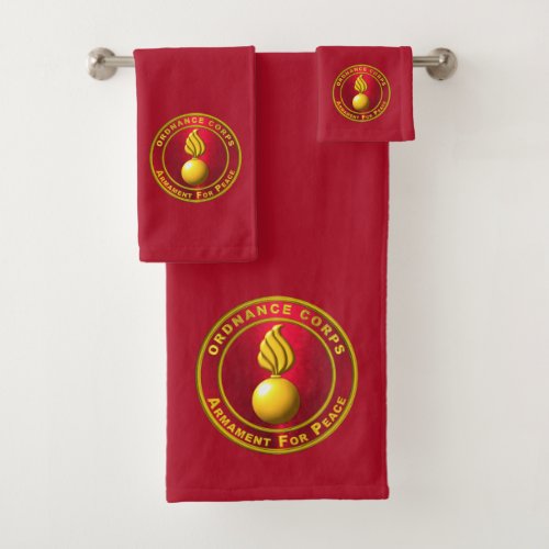 Ordnance Corps  Bath Towel Set