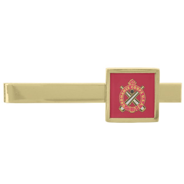 Ordnance Corps  Gold Finish Tie Bar (Front)
