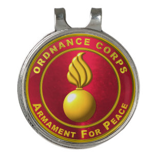 Ordnance Corps Golf Hat Clip