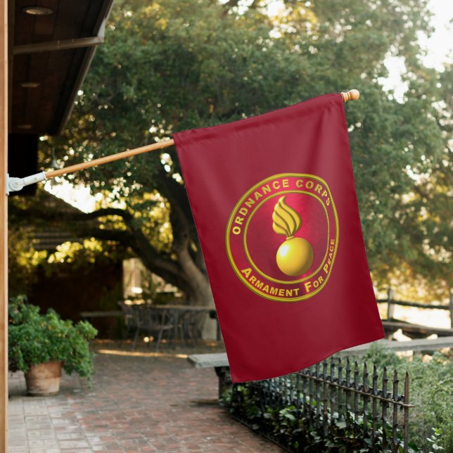 Ordnance Corps House Flag (In SItu)