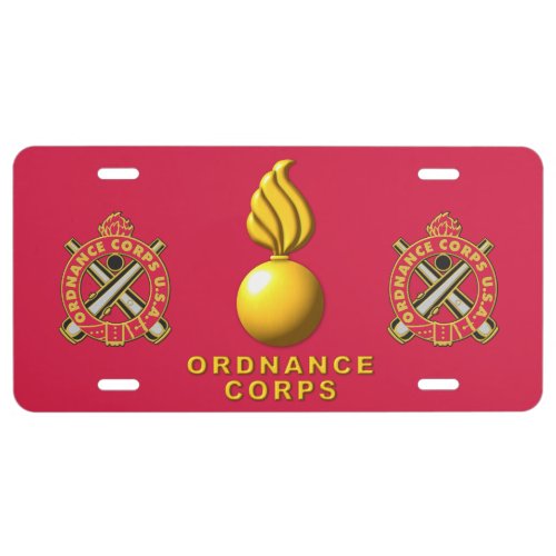 Ordnance Corps  License Plate