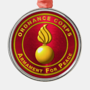 ORDNANCE CORPS METAL ORNAMENT