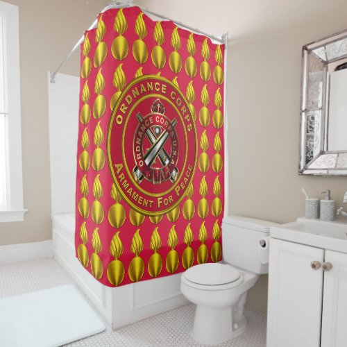 Ordnance Corps  Shower Curtain