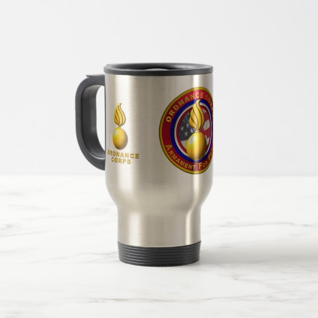Ordnance Corps   Travel Mug (Front Left)