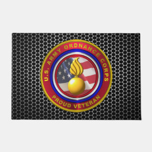 Ordnance Corps Veteran Doormat