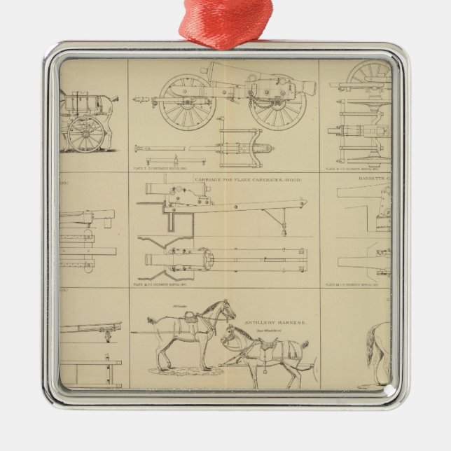 Ordnance, stores, etc metal ornament (Front)