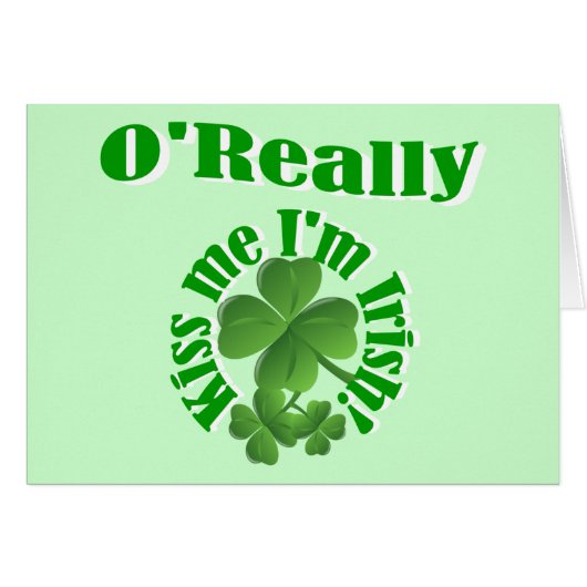 O'Really, Irish surname (Front Horizontal)
