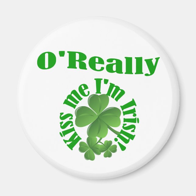O'Really, Irish surname Magnet (Front)