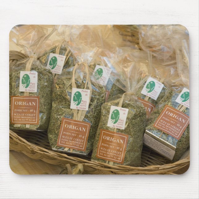 Oregano, Moustiers-Sainte-Marie, Provence, Mouse Pad (Front)