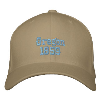 Oregon 1859 embroidered baseball hat