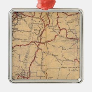 Oregon 4 metal ornament