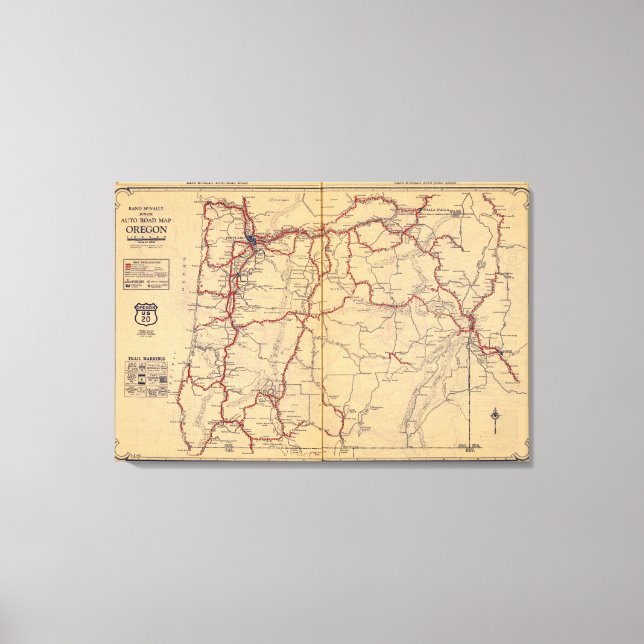 Oregon 6 canvas print (Front)