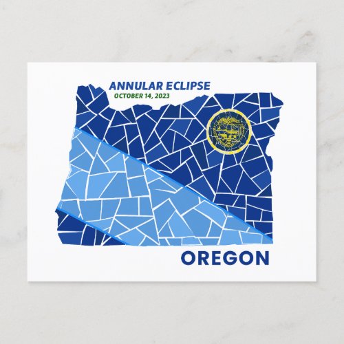 Oregon Annular Eclipse Postcard