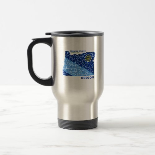 Oregon Annular Eclipse Travel Tumbler Travel Mug