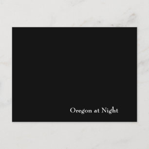 Oregon at Night Postcard