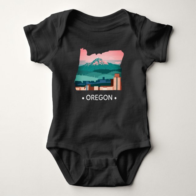 Oregon Baby Bodysuit (Front)