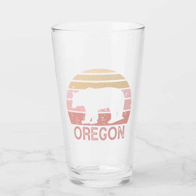 Oregon Bear Glass (Front)