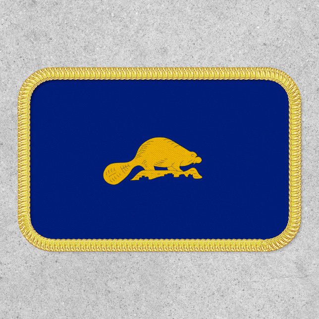 Oregon Beaver Flag Patch (Front)