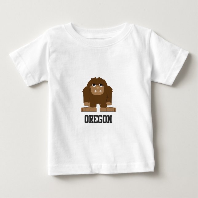 Oregon Bigfoot Baby T-Shirt (Front)