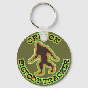 Oregon Bigfoot Tracker Keychain