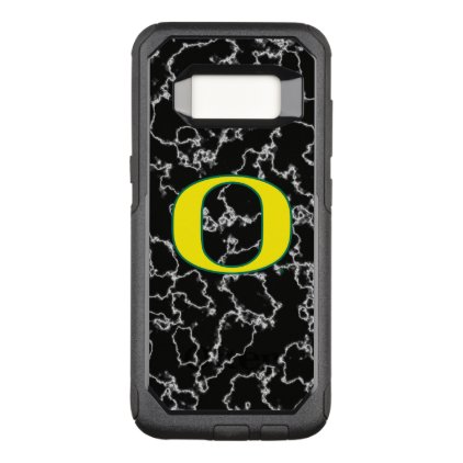 Oregon | Black Marble Pattern OtterBox Commuter Samsung Galaxy S8 Case