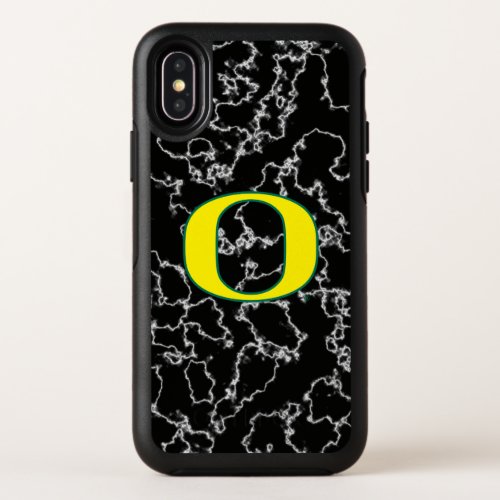 Oregon  Black Marble Pattern OtterBox Symmetry iPhone X Case