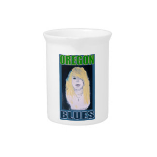 OREGON BLUES BEVERAGE PITCHER
