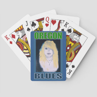 OREGON BLUES POKER CARDS