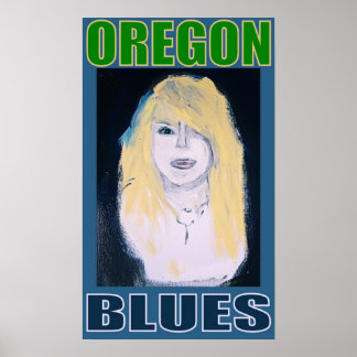 OREGON BLUES POSTER