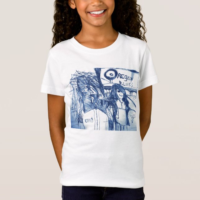 OREGON BLUES WITH DREAD T-Shirt (Front)