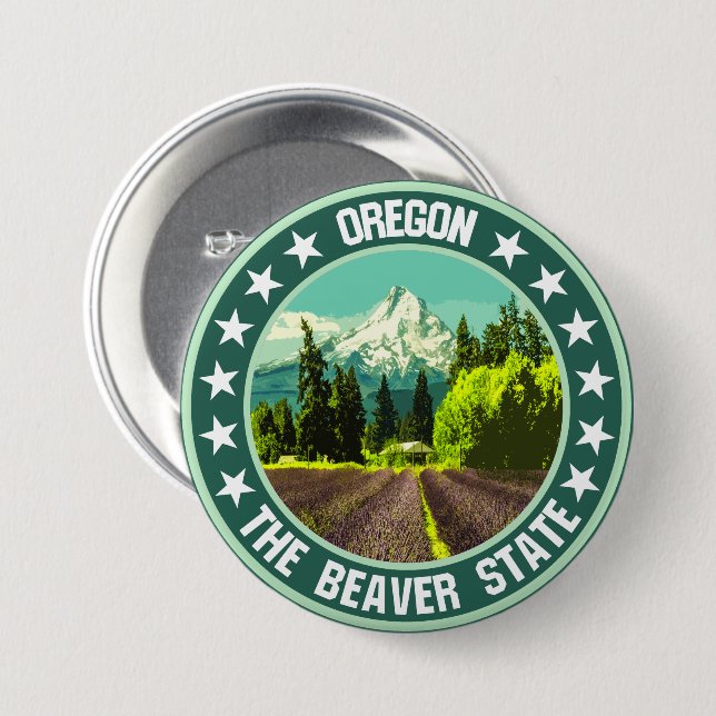 Oregon                                             button (Front & Back)