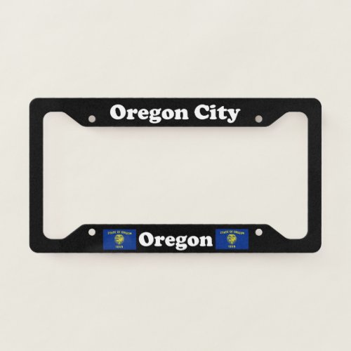 Oregon City OR _ LPF License Plate Frame