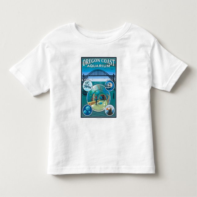 Oregon Coast Aquarium Toddler T-shirt (Front)