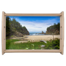Oregon Coast Beach Serving Tray