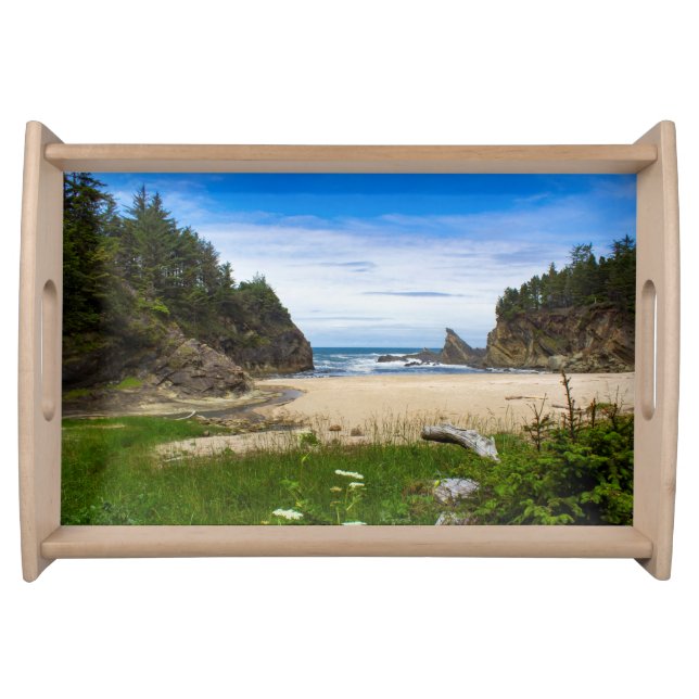 Oregon Coast Beach Serving Tray (Front)