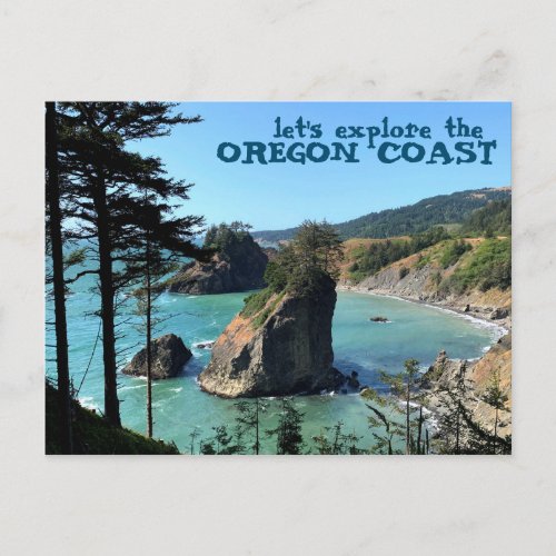 Oregon Coast Boardman Scenic Overlook Postcard
